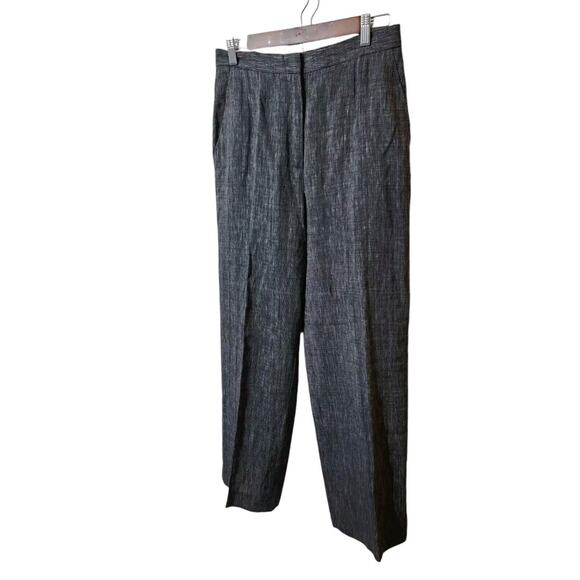 MaxMara Linen Straight Leg Pants - Picture 3 of 11